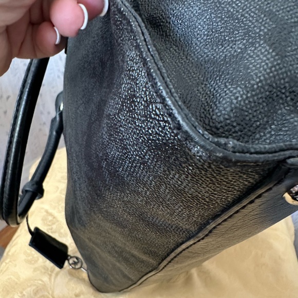 Michael Kors Black Leather Satchel - Picture 10 of 16